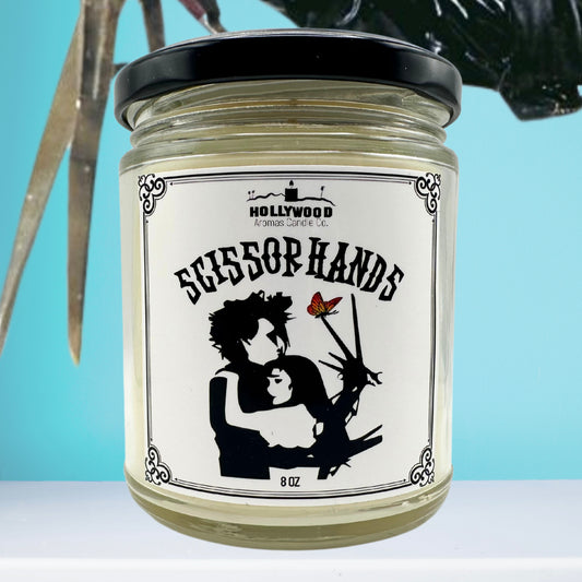Edward Scissorhands Inspired Candles