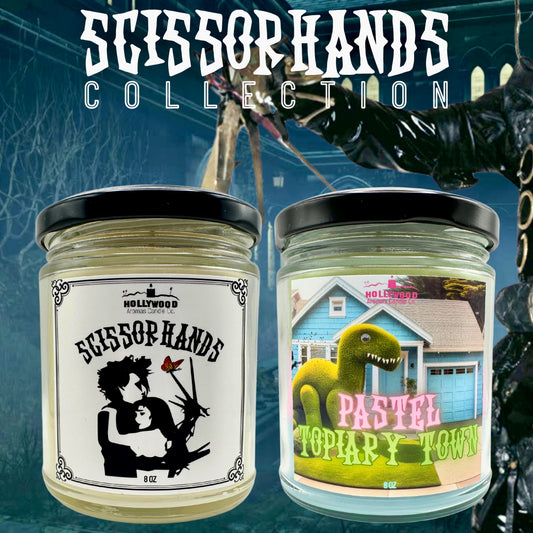 Edward Scissorhands Inspired Candles