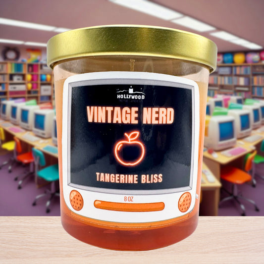 Vintage Retro Tangerine Apple iMac 3G-Inspired Candle