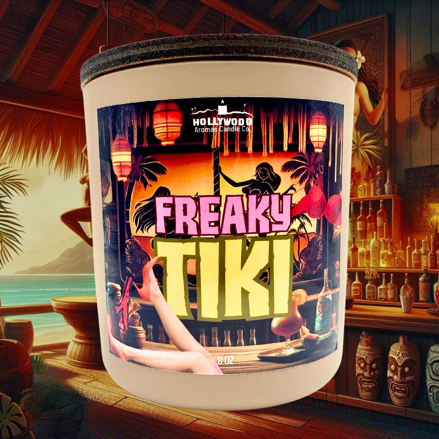 Freaky Tiki Adult Candle (Maui Mai Tai Scented)