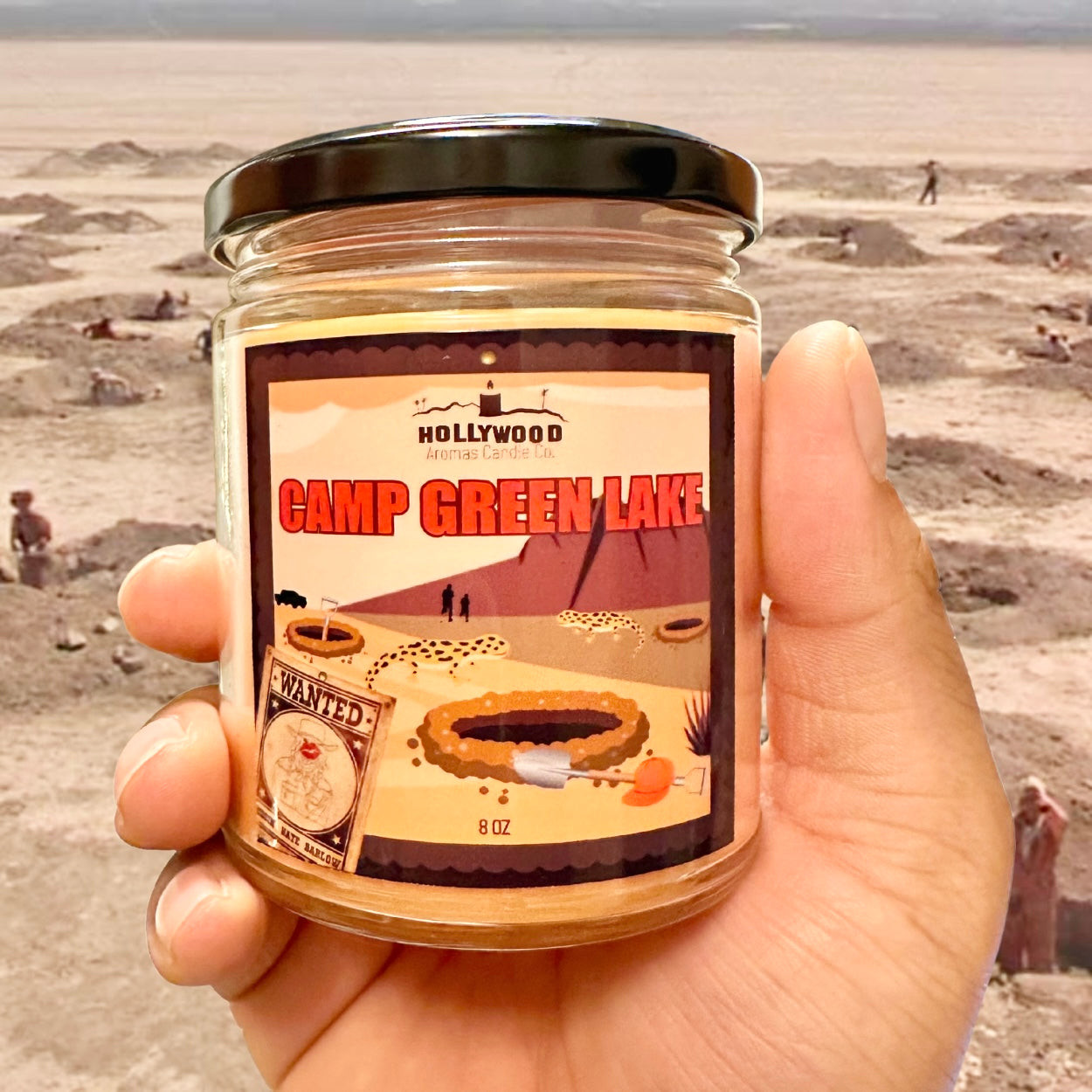 Holes Candle “Camp Green Lake” – Hollywood Aromas Candle Co.