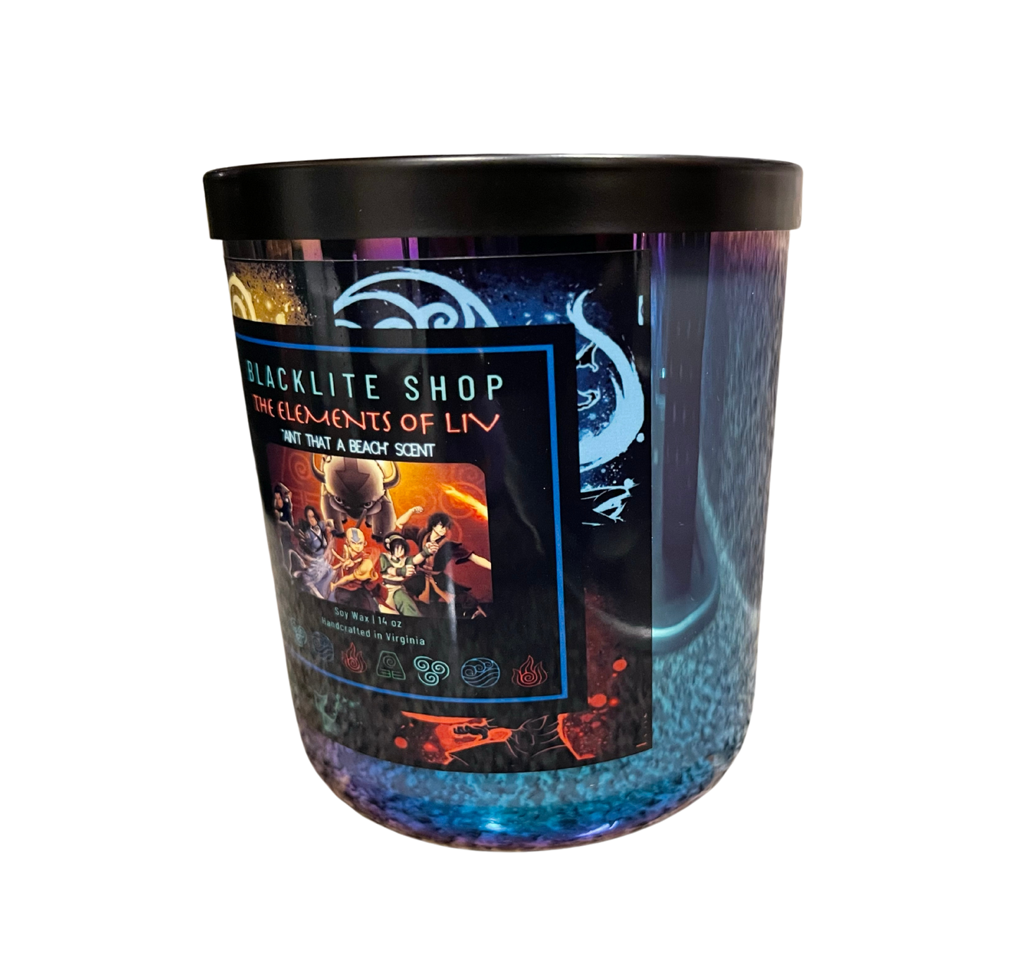 Avatar: The Last Airbender Custom Iridescent Candle