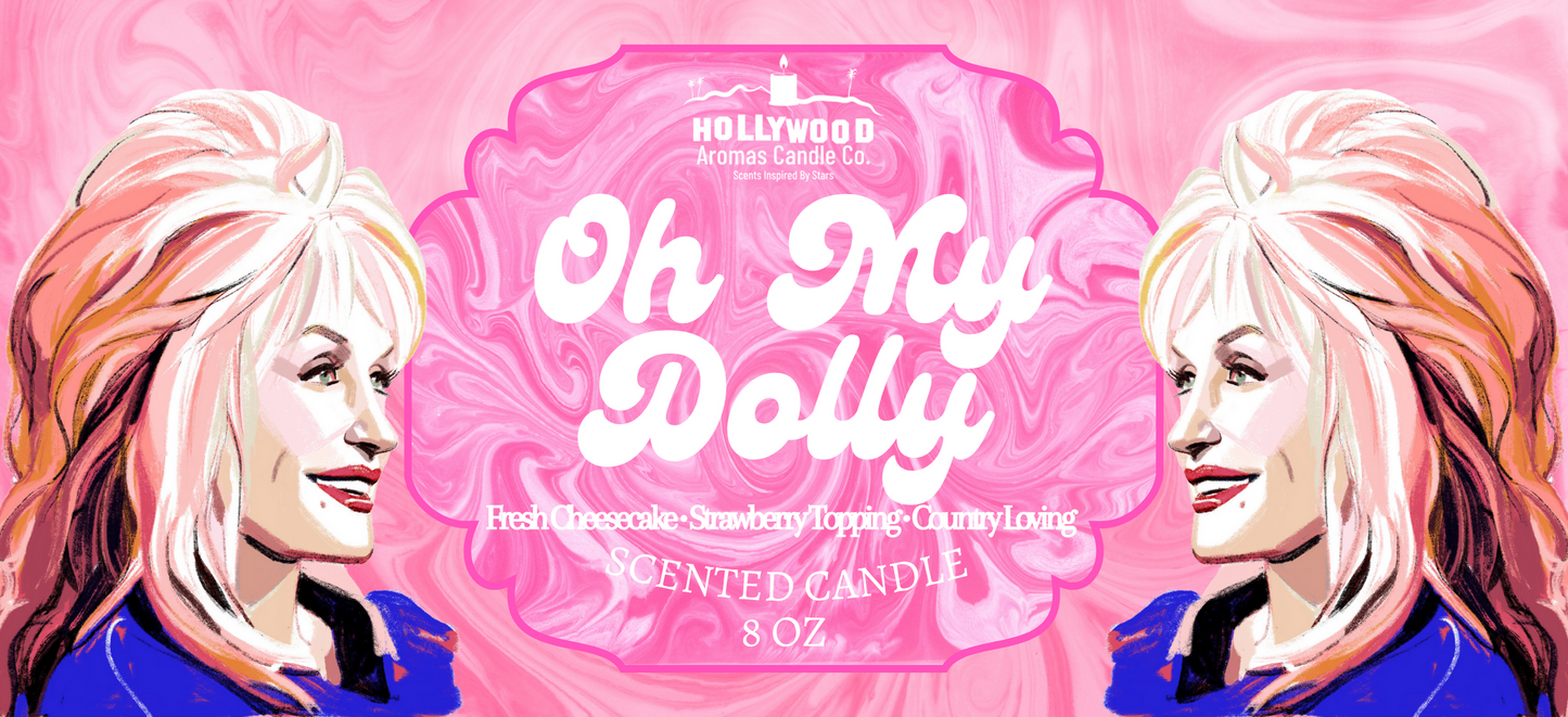 Oh My Dolly Candle
