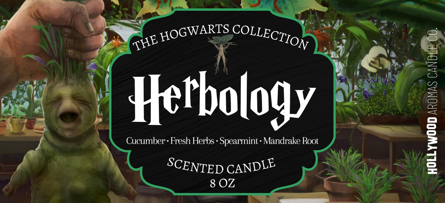 Herbology Candle