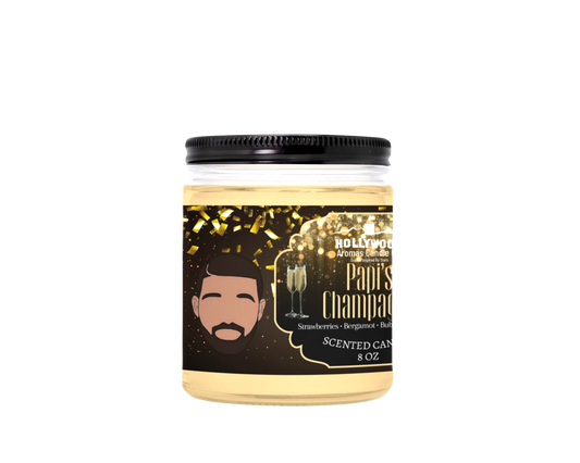 Papi’s Champagne Candle
