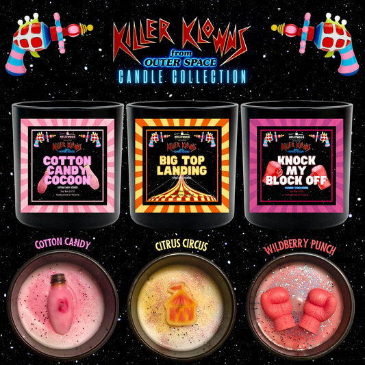 Killer Klowns From Outer Space Candle Collection