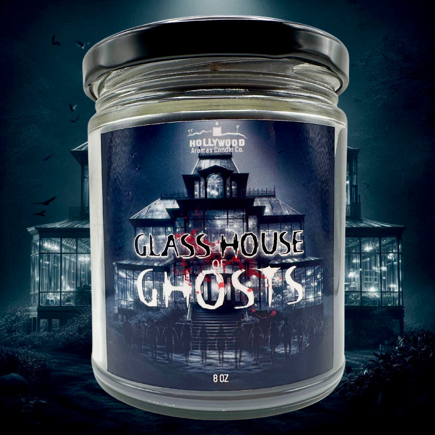 Glass House of Ghosts Candle (13 Ghosts-Inspired)