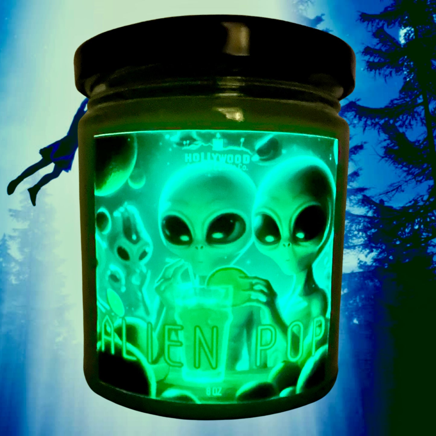 Alien Pop Candle (Glow in the Dark)