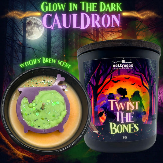 Twist The Bones Candle (Hocus Pocus Glow in the Dark)