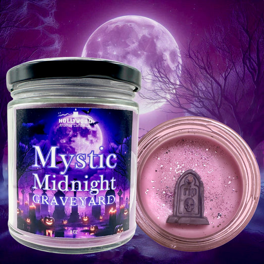 Mystic Midnight Graveyard Candle