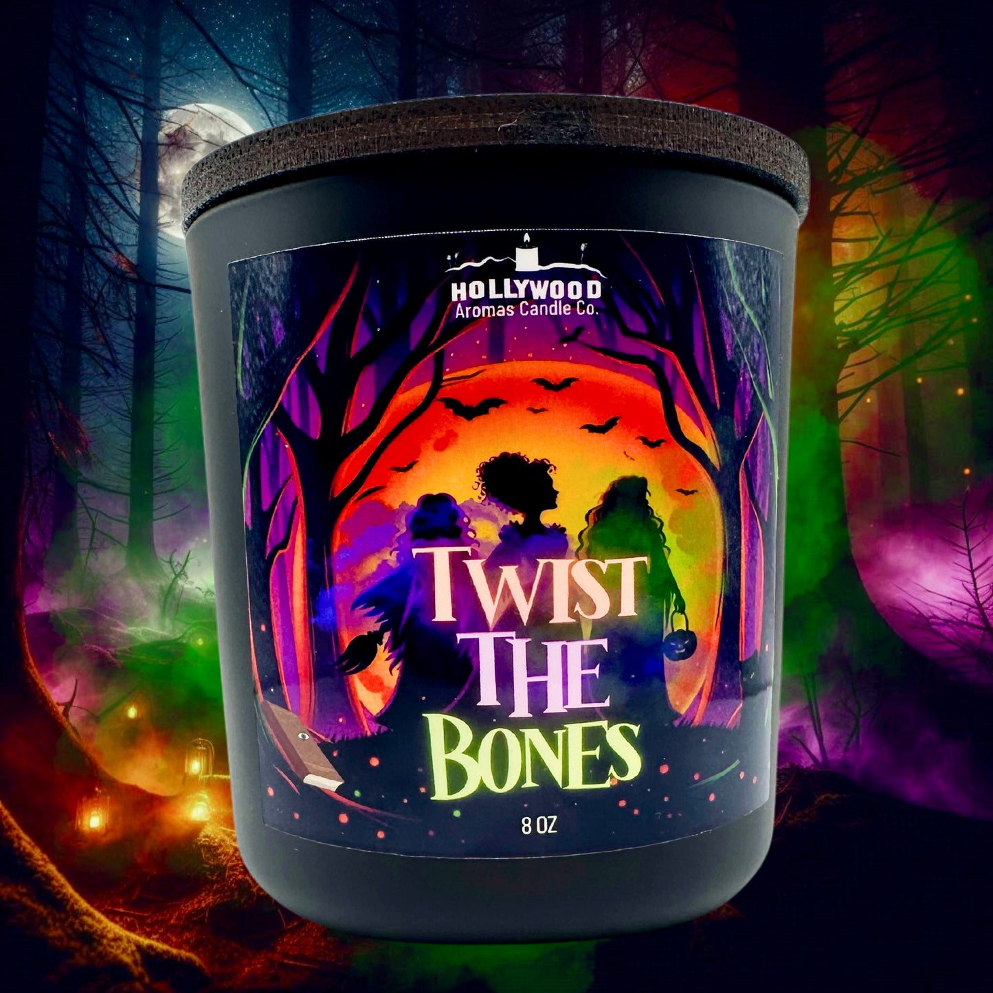 Twist The Bones Candle (Hocus Pocus Glow in the Dark)