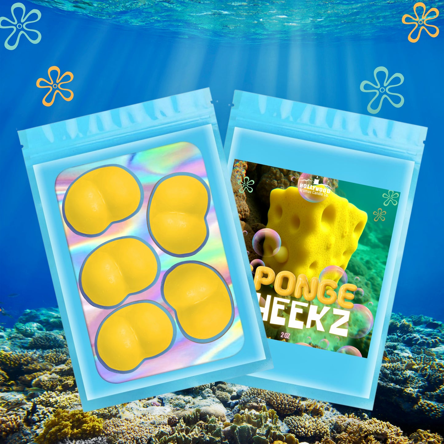 Sponge Cheeks Wax Melts (Spongebob-Inspired Wax Melts)