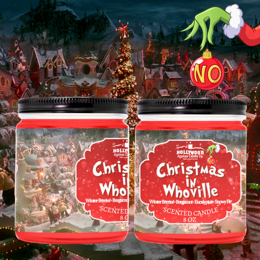 Christmas In Whoville Grinch Candle