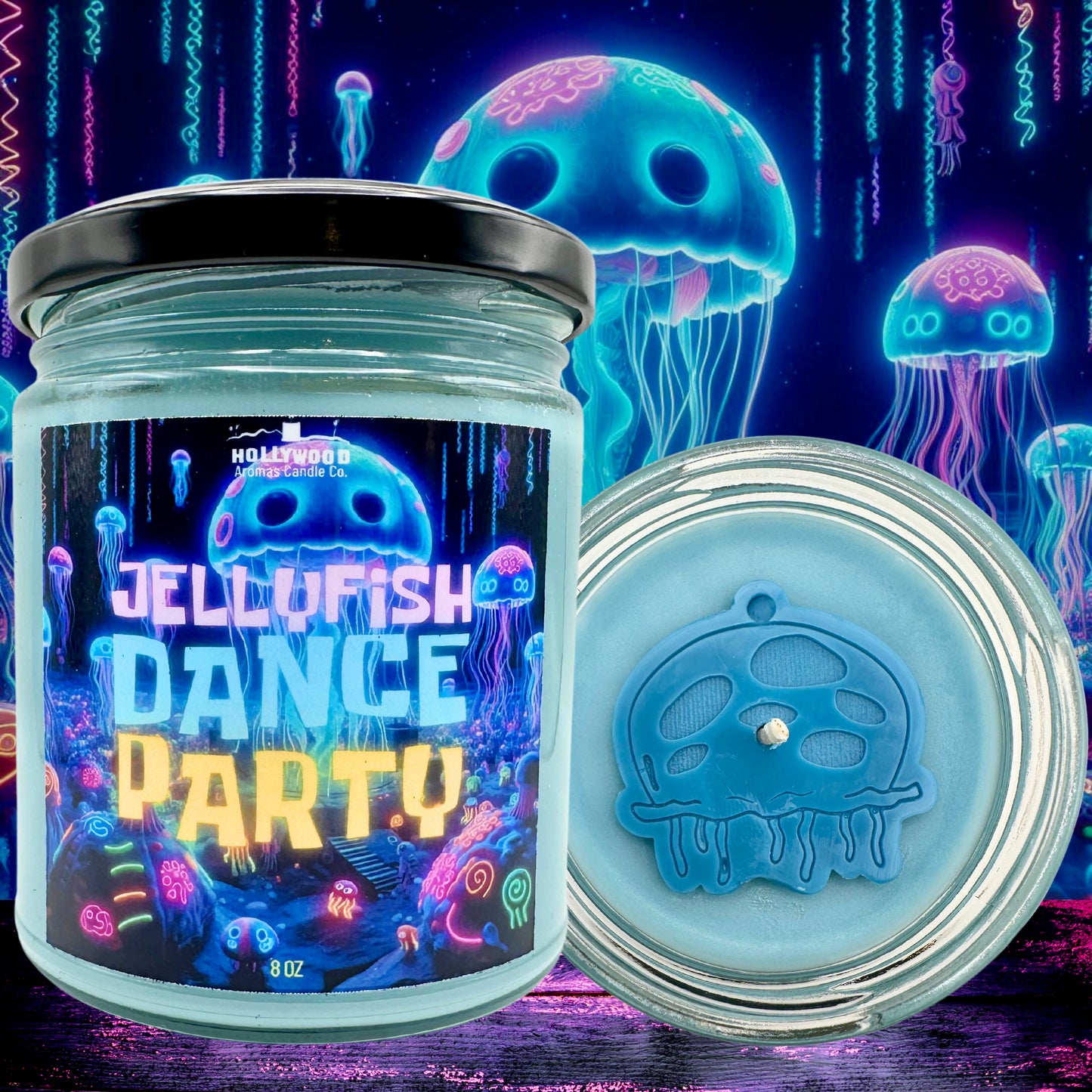 Jellyfish Dance Party Candle