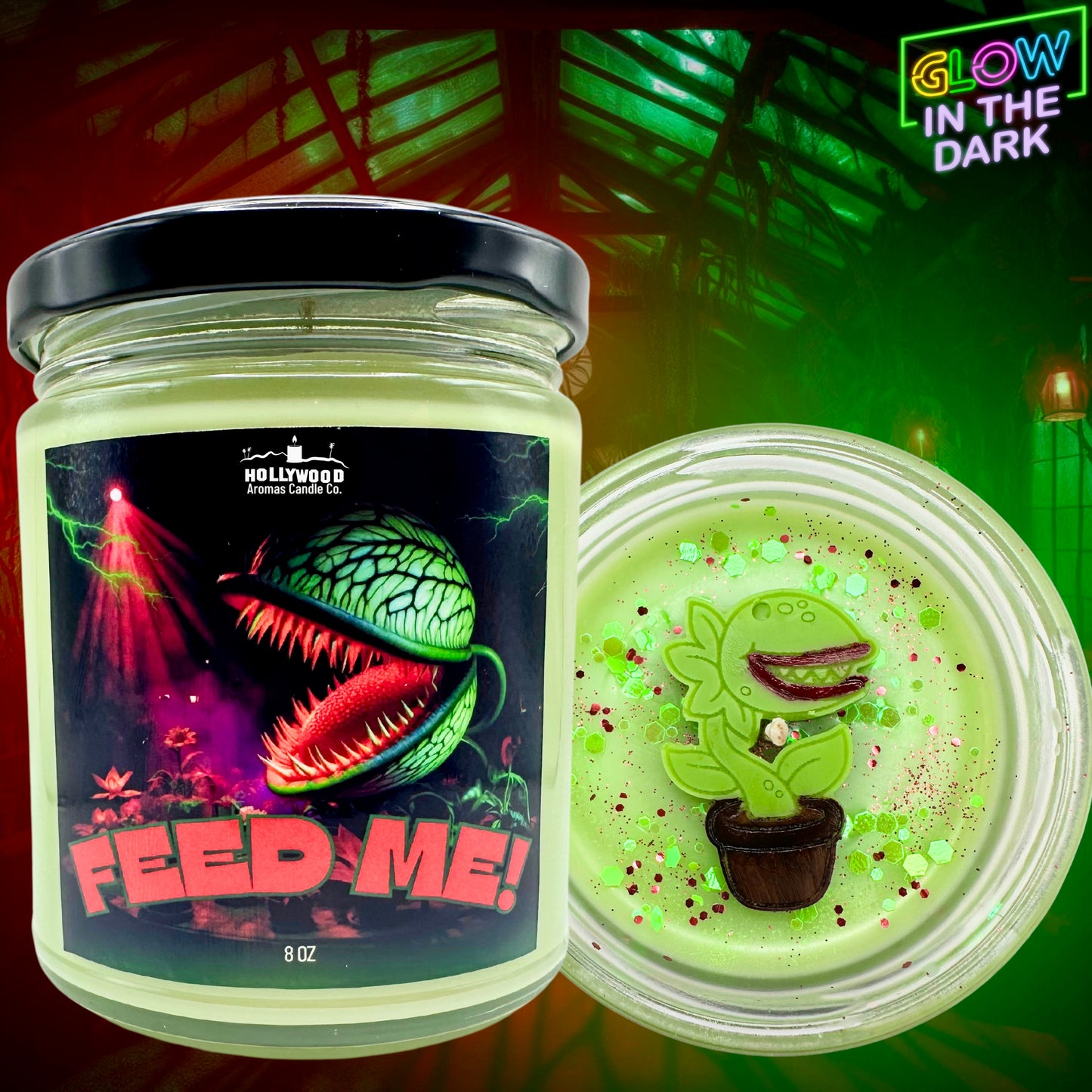 Feed Me! Candle (Little Shop of Horrors-Inspired Glow in the Dark)