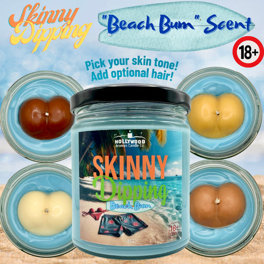 Skinny Dipping Adult Candle (Beach Bum Scented)