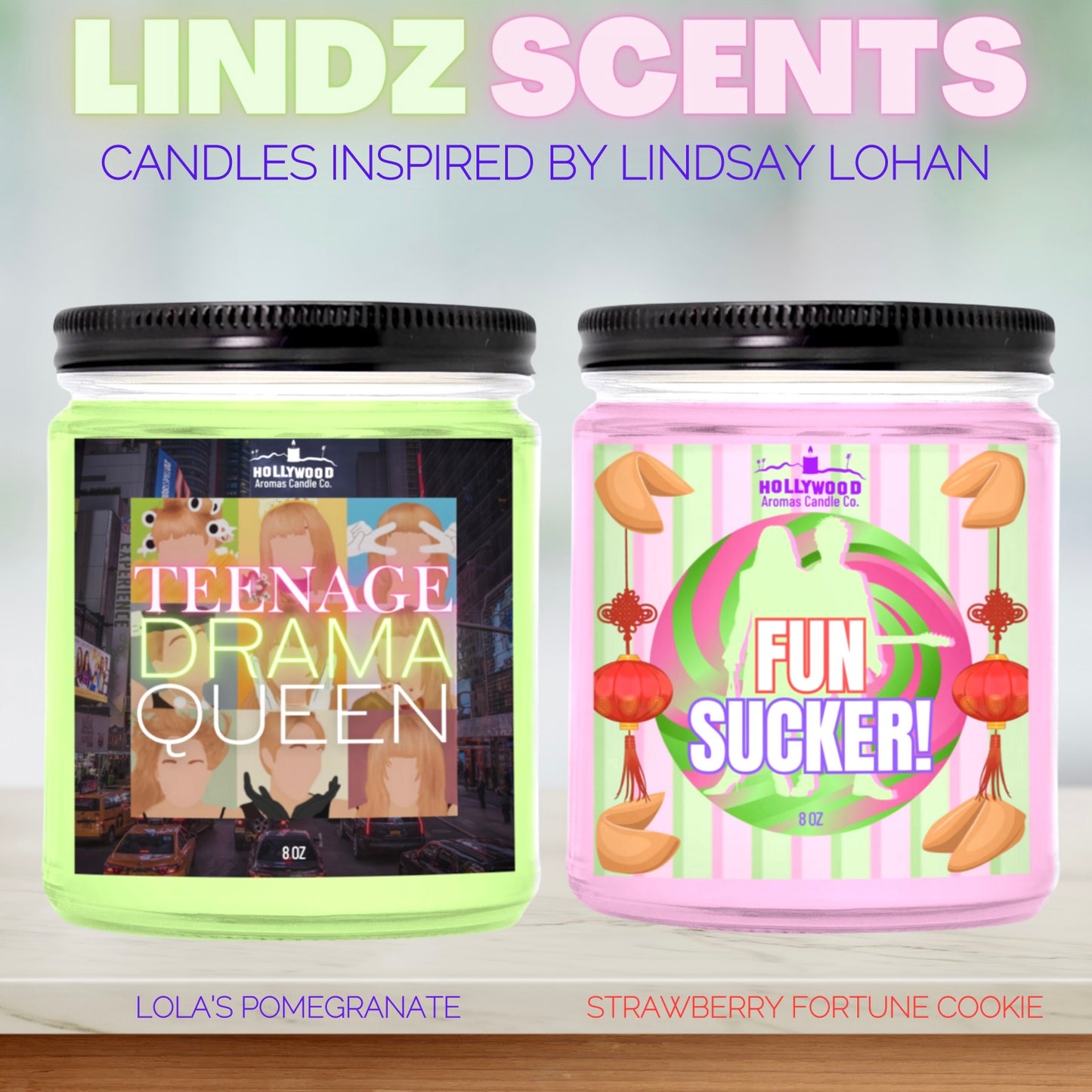 Confessions of a Teenage Drama Queen Lindsay Lohan-Inspired Candle