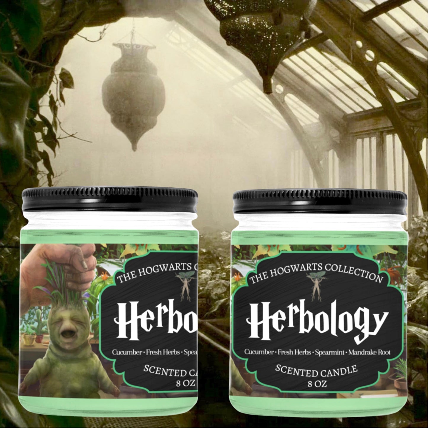 Herbology Candle