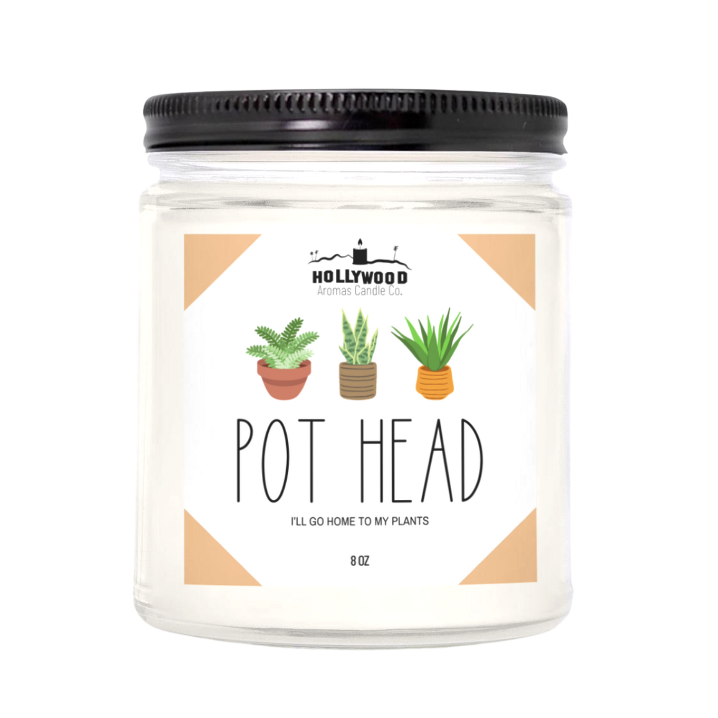 Pot Head Candle