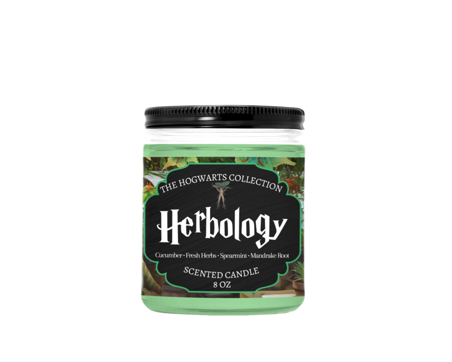 Herbology Candle