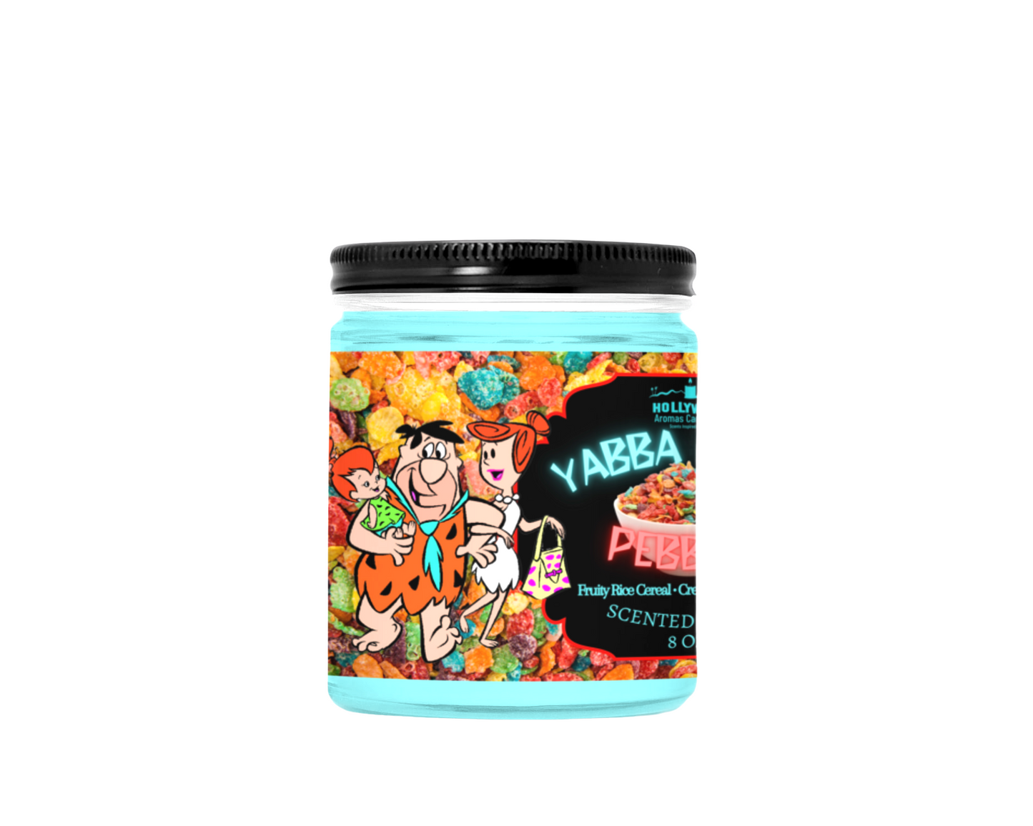 Yabba Dabba Pebbles Candle