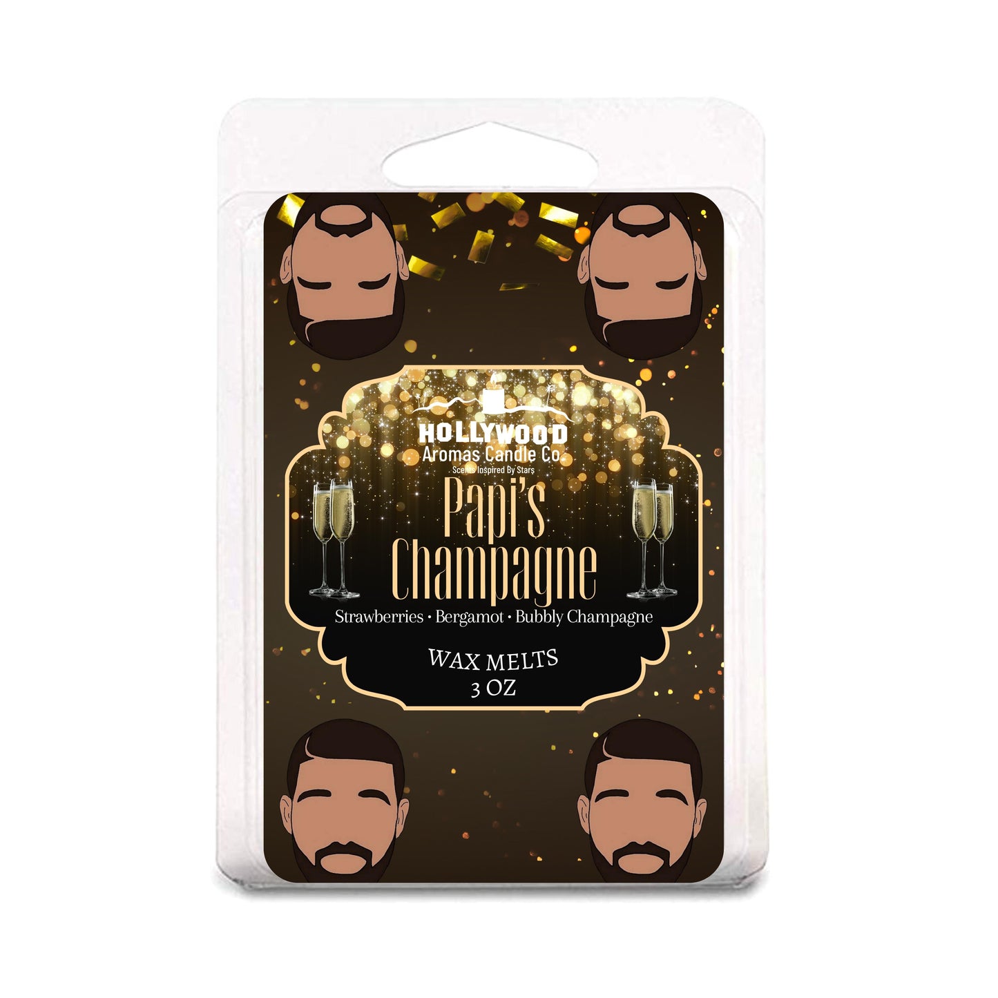 Papi’s Champagne Candle