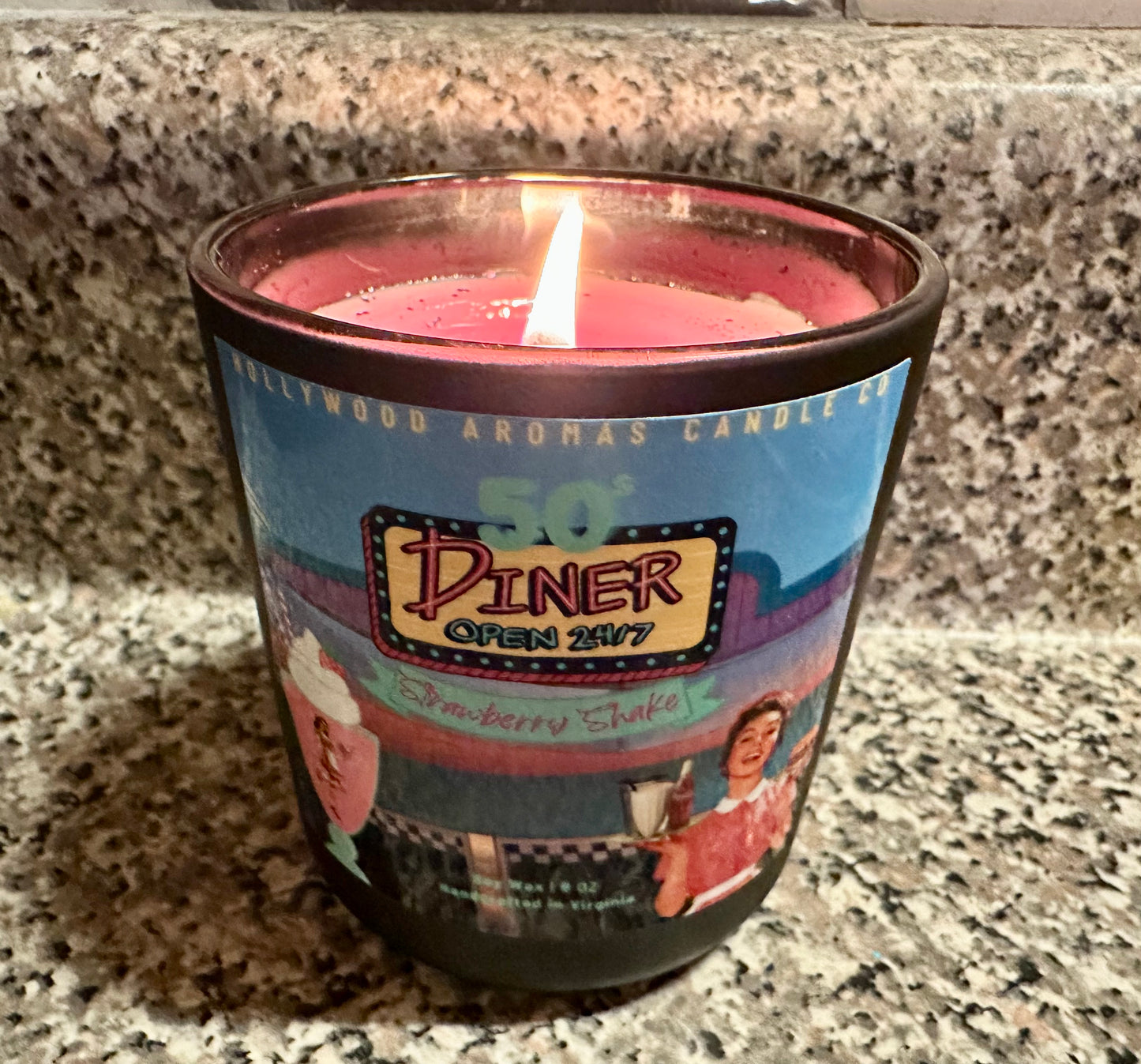 Strawberry Shake Candle (50’s Diner Collection)