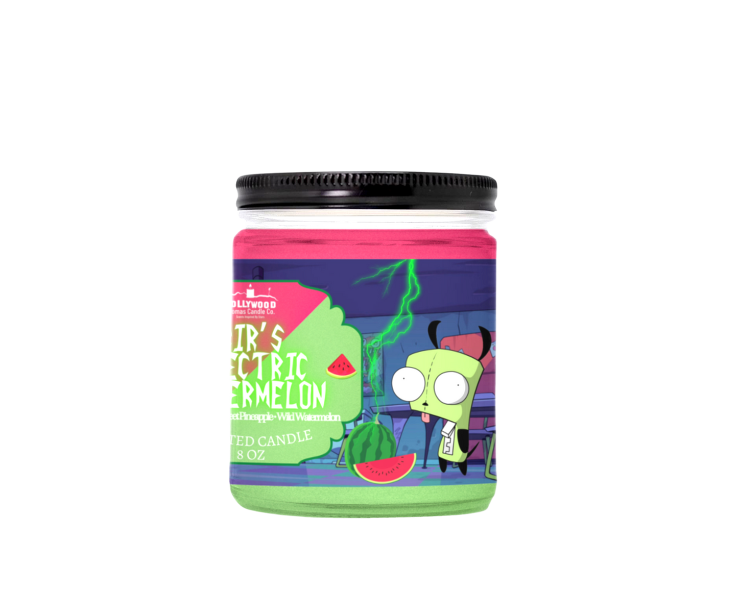 Gir’s Electric Watermelon Invader Zim Candle