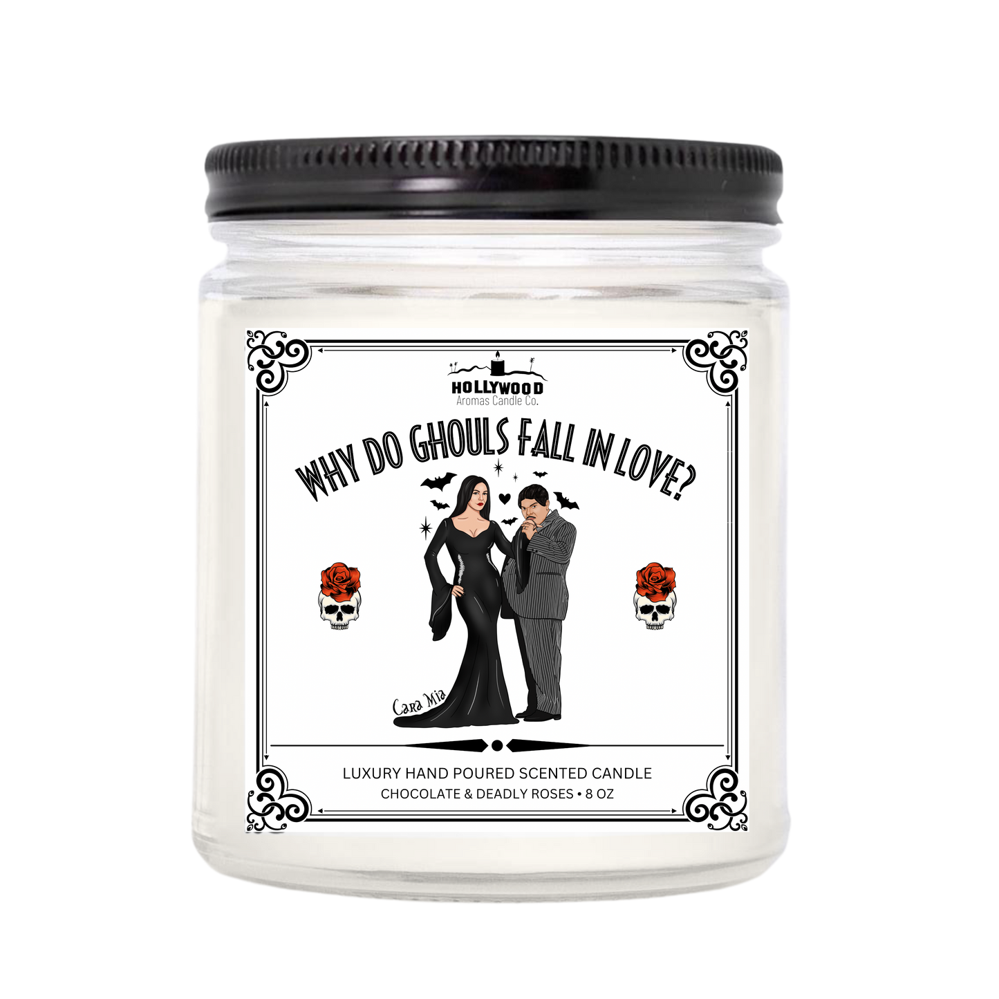 Why Do Ghouls Fall In Love? Wednesday Candle