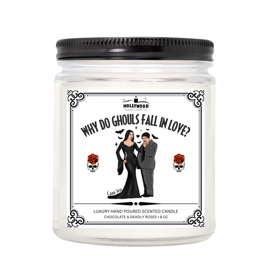 Why Do Ghouls Fall In Love? Wednesday Candle