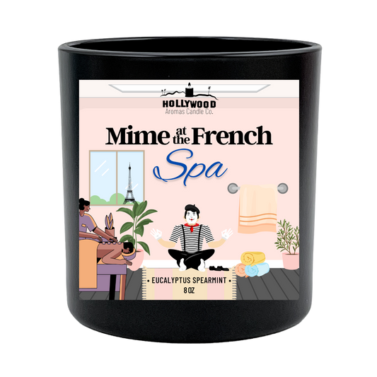 Mime at the French Spa Candle