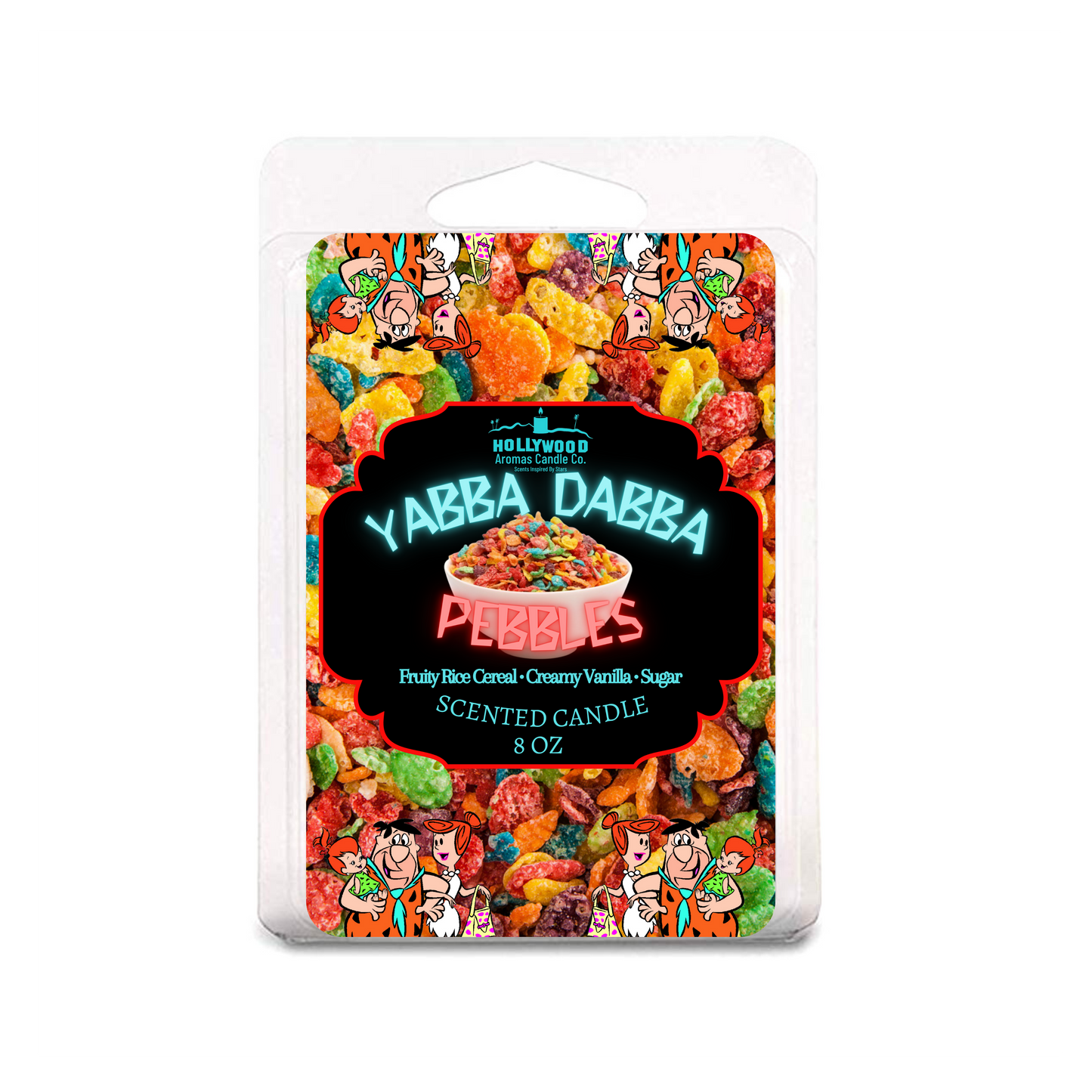 Yabba Dabba Pebbles Candle