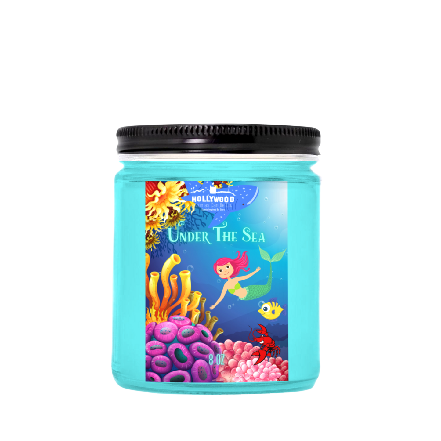 Under The Sea Little Mermaid Candle