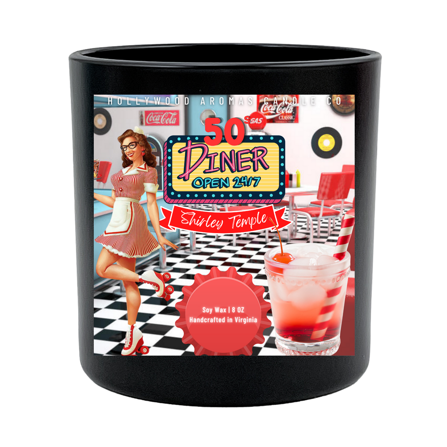 Shirley Temple Candle (50’s Diner Collection)