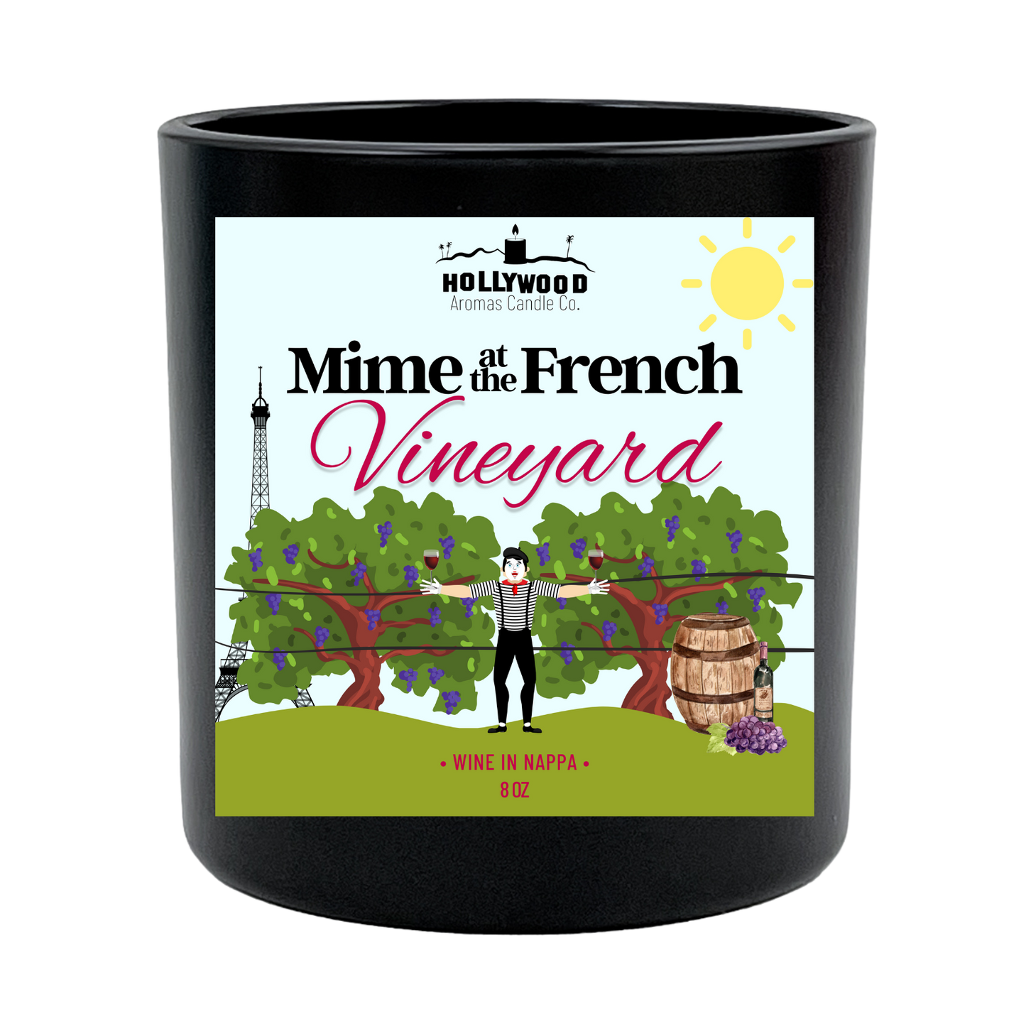 Mime at the French Vineyard Candle