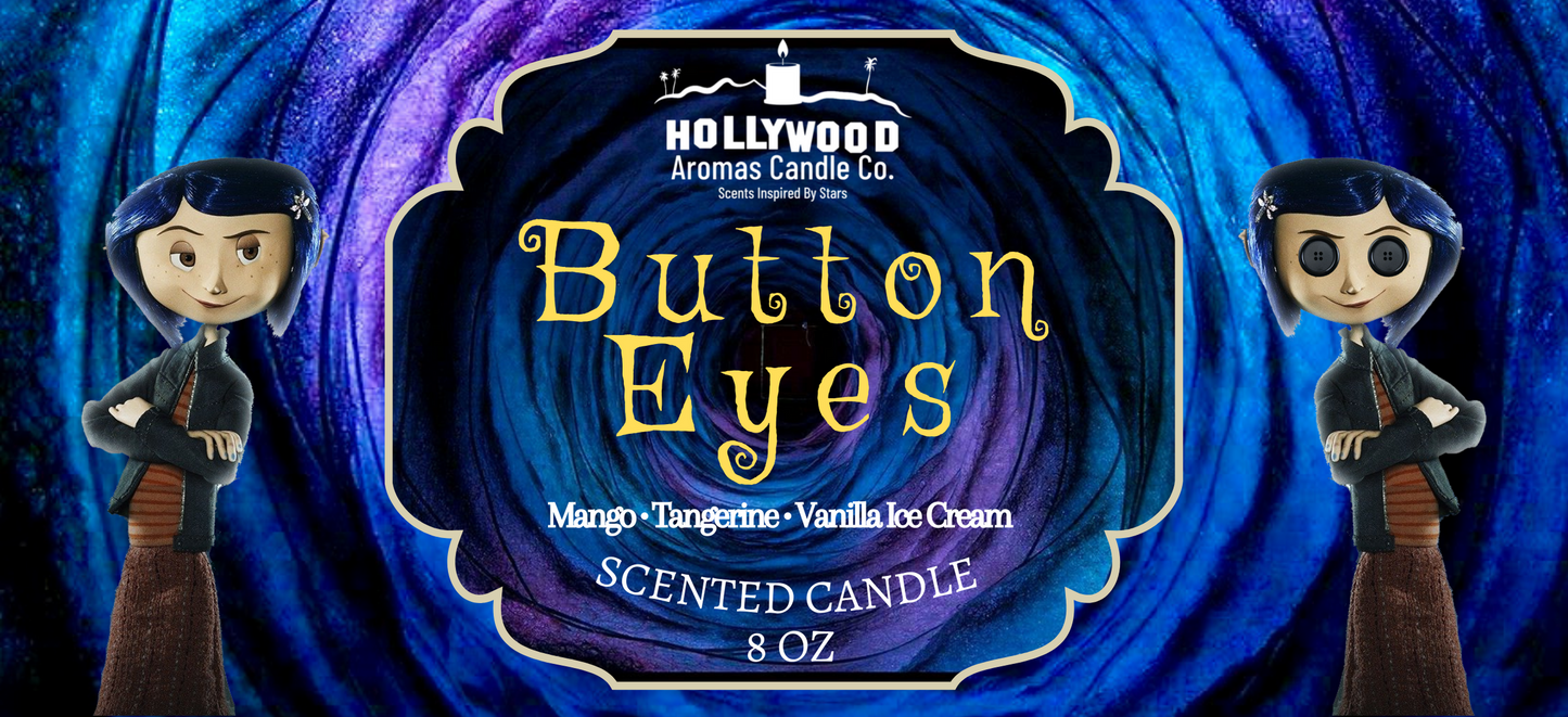 Coraline “Button Eyes” Candle