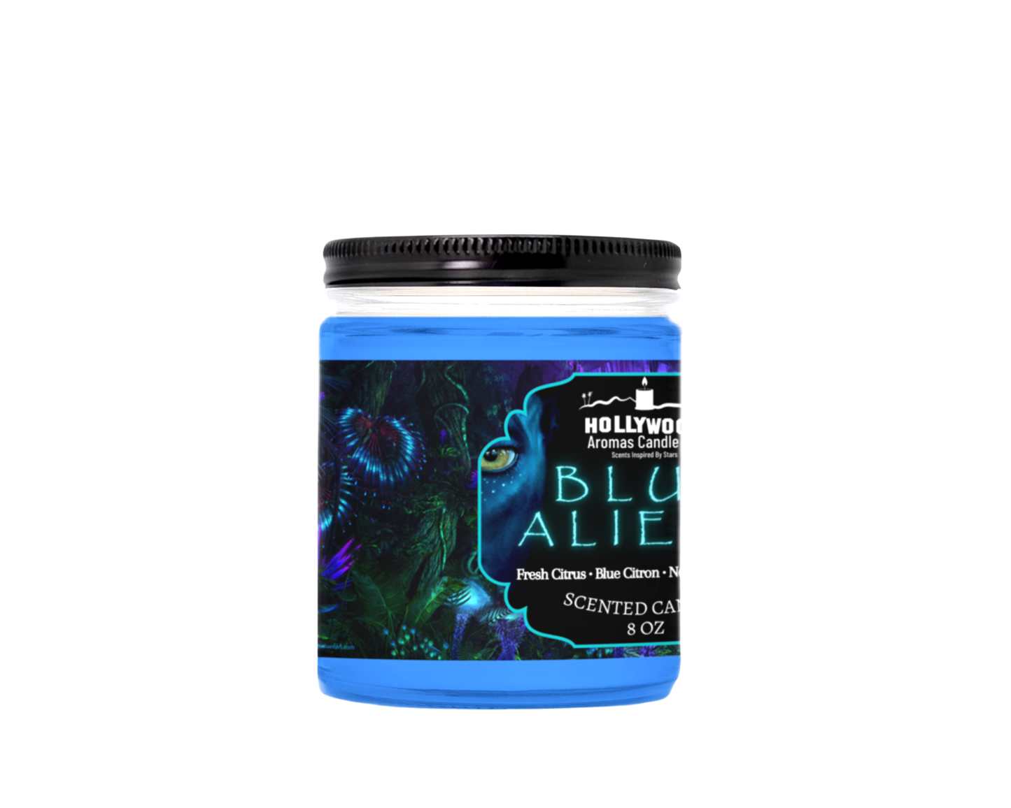 Blue Aliens Avatar Candle