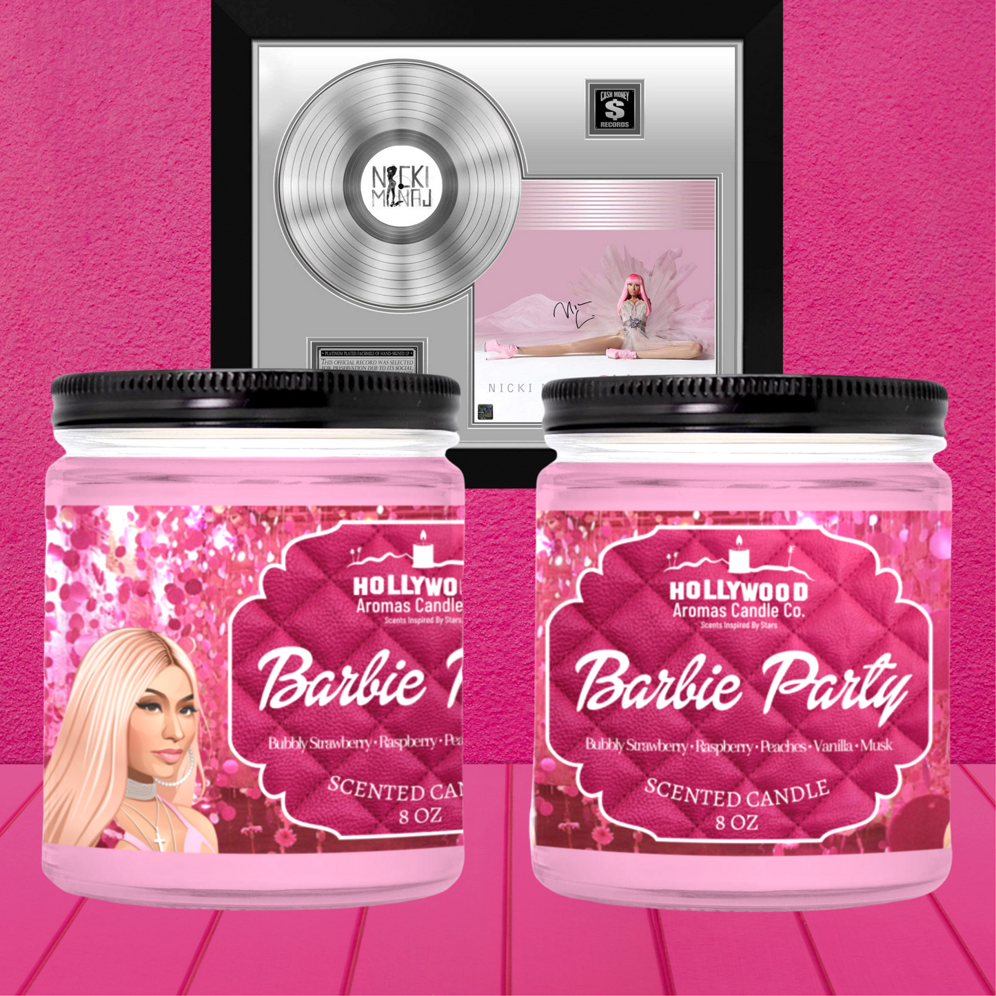 Barbie Party Candle