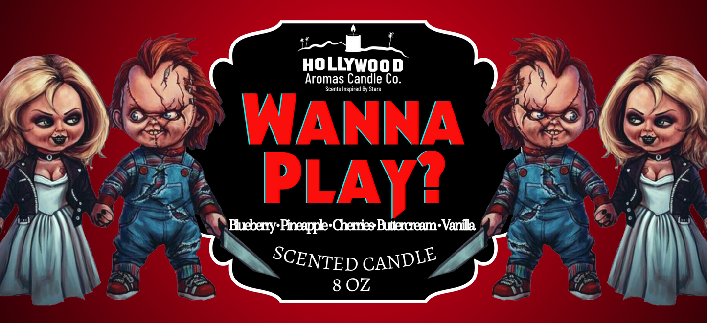 Wanna Play? Chucky Candle