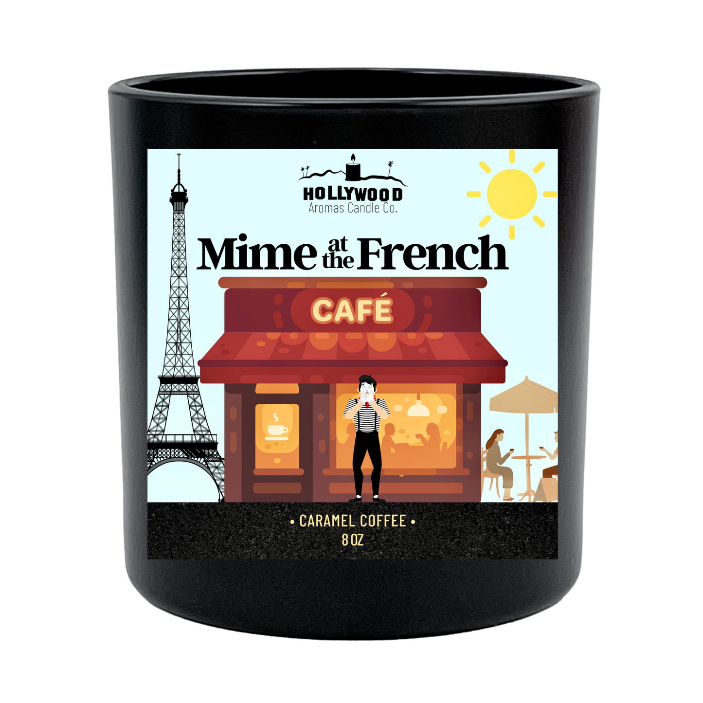 Mime at the French Café Candle