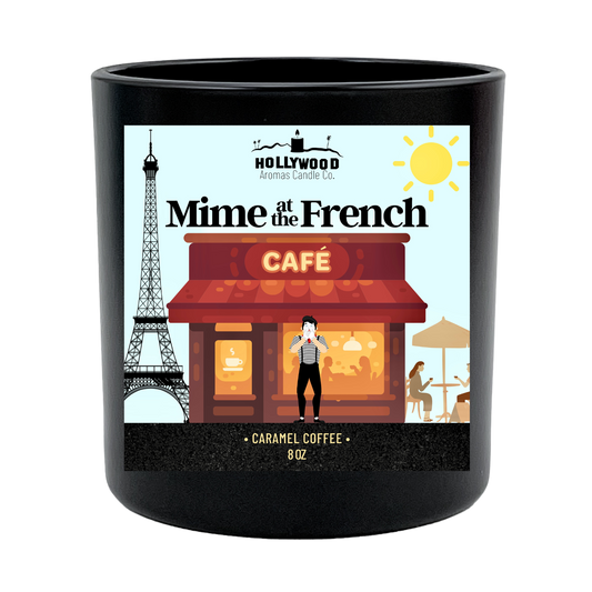 Mime at the French Café Candle