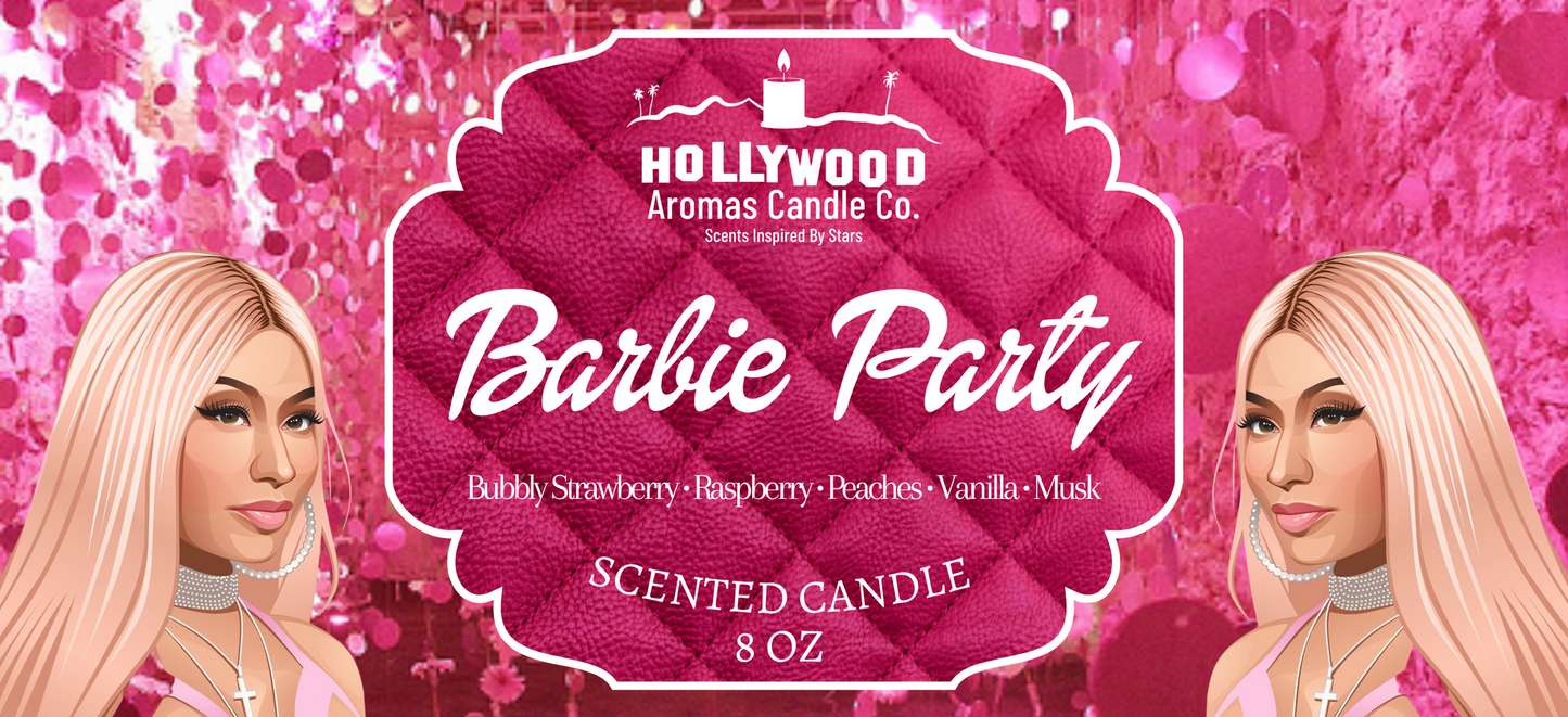 Barbie Party Candle