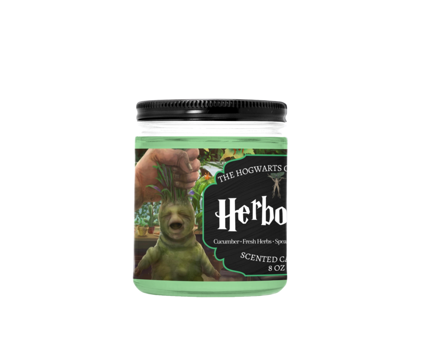 Herbology Candle