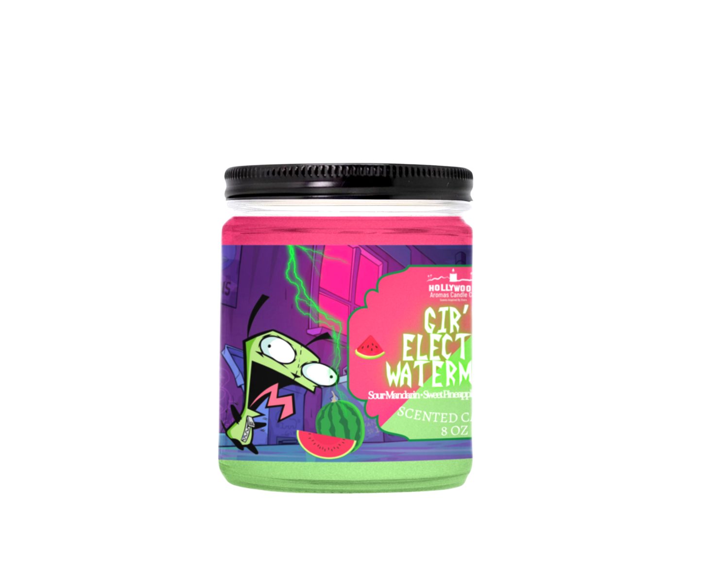 Gir’s Electric Watermelon Invader Zim Candle